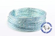 Aludraht Diamant Look 2mm x 30m EISBLAU SPARPACK 