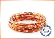 Aludraht Diamant Look 2mm x 5m  ORANGE 