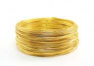 Aludraht RUND GEPRÄGT 2mm x 30m GOLD SPARPACK 
