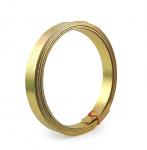 Aludraht FLACH GEPRÄGT 15mm x 5m GOLD 