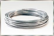 Aludraht RUND GEPRÄGT 2mm x 5m  SILBER 