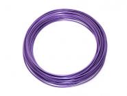 Aluminium - Draht  2mm x 12m LAVENDEL 