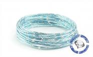 Aludraht Diamant Look 2mm x 5m EISBLAU 