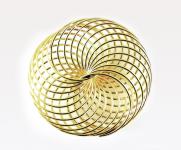 Drahträder GOLD 45mm 6 Stück 