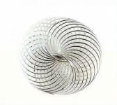 Drahträder SILBER 35mm 8 Stück 