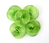 Drahträder GRÜN 45mm 6 Stück 