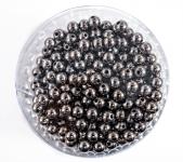 Perlen ANTHRAZIT METALLIC 10mm 115 Stück 
