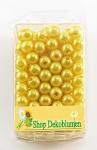 Perlen GELB 8mm 144 Stück 