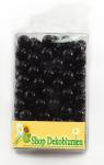 Perlen SCHWARZ 8mm 144 Stück 
