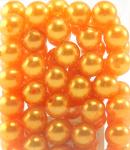 Perlen ORANGE 14mm 72 Stück 