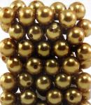 Perlen GOLD 14mm 72 Stück 