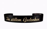 30 x Trauerspruch " In stillem Gedenken  SCHWARZ 