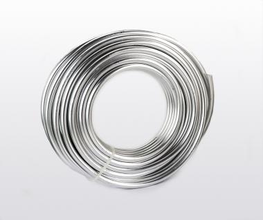 Aluminiumdraht Aludraht 5mm x 9,5m SILBER 500g 
