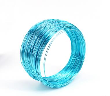 Aludraht 1mm x 120m EISBLAU 