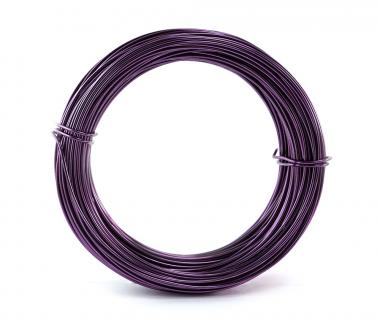 Aluminium - Draht 2mm x 60m AUBERGINE 500g Sparpack 