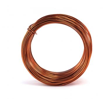 Aluminium - Draht 2mm x 60m COGNAC 500g Sparpack 