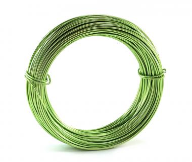 Aluminium - Draht 2mm x 60m HELLGRÜN 500g Sparpack 