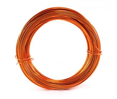 Aluminium - Draht 2mm x 60m ORANGE 500g Sparpack 