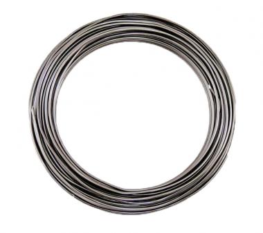 Aluminium - Draht  2mm x 12m ALTSILBER ANTHRAZIT 