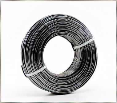 Aluminium - Draht 2mm x 60m ALTSILBER ANTHRAZIT 500g Sparpack 