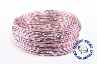 Aludraht Diamant Look 2mm x 30m ROSA SPARPACK 