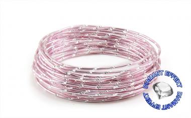 Aludraht Diamant Look 2mm x 5m ROSA 