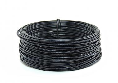 Aludraht RUND GEPRÄGT 2mm x 30m  SCHWARZ SPARPACK 