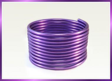 Aludraht NEON LOOK LILA 4,5mm x 9m Sparpack 