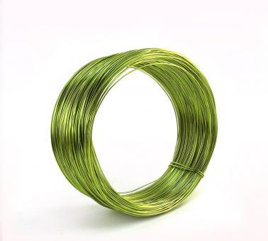Aludraht 1mm x 120m APFELGRÜN 