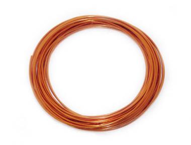 Aluminium - Draht  2mm x 12m KUPFER 