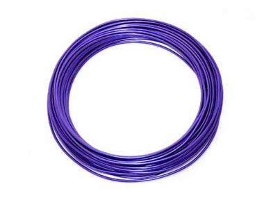 Aluminium - Draht  2mm x 12m VIOLETT 