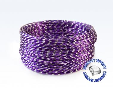 Aludraht Diamant Look 2mm x 30m LILA SPARPACK 