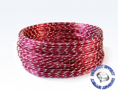 Aludraht Diamant Look 2mm x 30m PINK SPARPACK 