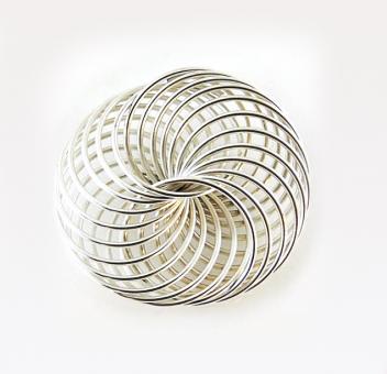 Drahträder SILBER 20mm 15 Stück 