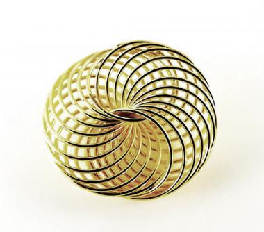 Drahträder GOLD 20mm 15 Stück 