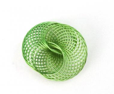 Drahträder GRÜN 20mm 15 Stück 