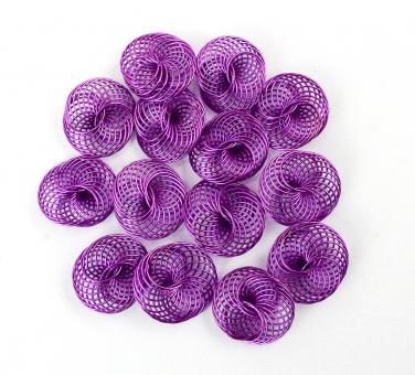 Drahträder LAVENDEL 35mm 8 Stück 