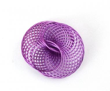 Drahträder LAVENDEL 25mm 12 Stück 