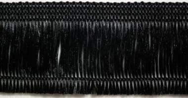Haarfransen selbstklebend Schwarz 40 mm 