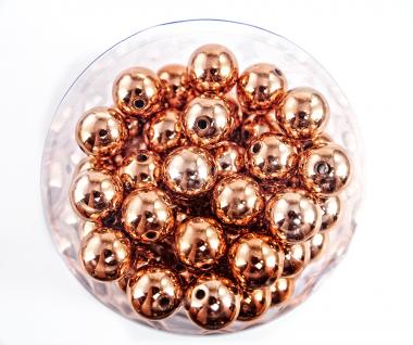 Perlen KUPFER METALLIC 20mm  10 Stück 