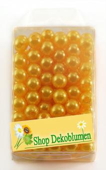 Perlen ORANGE 8mm 144 Stück 