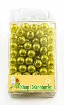 Perlen HELLGRÜN 8mm 144 Stück 
