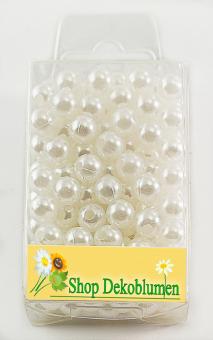 Perlen WEISS 8mm 144 Stück 