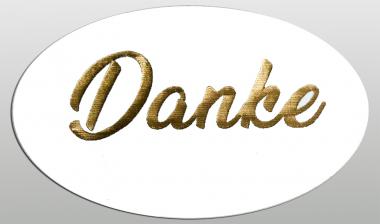 Schmucketiketten Danke 500 Stück 