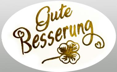 Schmucketiketten Alles Gute Besserung 500 Stück 