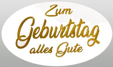 Schmucketiketten Geburtstag 500 Stück 