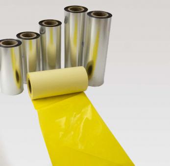 Thermotransfer Folie GELB EXTRA 100 mm x 100 m 