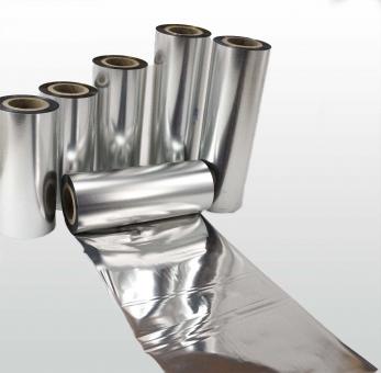 Thermotransferfolie Super Silber metallic 150 mm x 150 m 