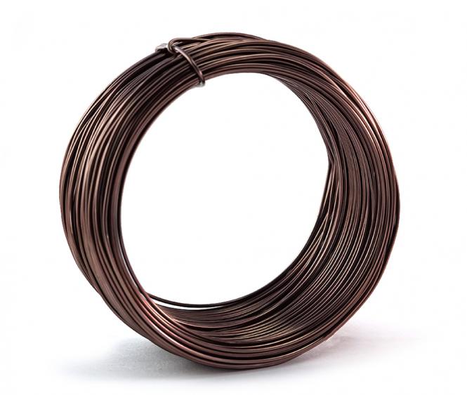 Aluminium - Draht 2mm x 60m BRAUN 500g Sparpack 