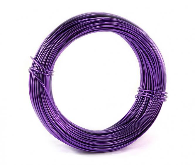 Aluminium - Draht 2mm x 60m LAVENDEL 500g Sparpack 